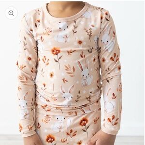 Lama Littles Bunnies Long Sleeve Pants PJ Set 3T VGUC